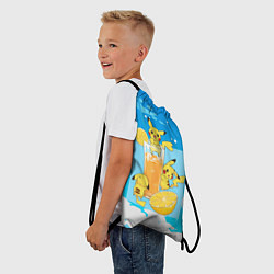 Рюкзак-мешок Пикачу в лимонаде, цвет: 3D-принт — фото 2