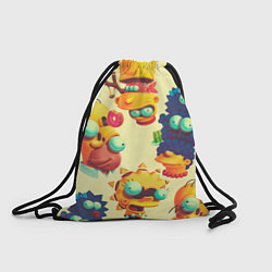 Рюкзак-мешок Crazy Simpsons, цвет: 3D-принт