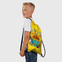 Рюкзак-мешок Simpsons nation, цвет: 3D-принт — фото 2