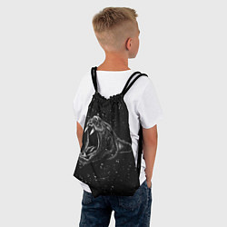 Рюкзак-мешок Пантера в ночи, цвет: 3D-принт — фото 2