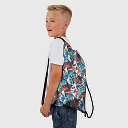 Рюкзак-мешок SKATEBOARD, цвет: 3D-принт — фото 2