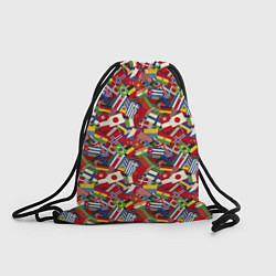 Рюкзак-мешок Страны Мира, цвет: 3D-принт