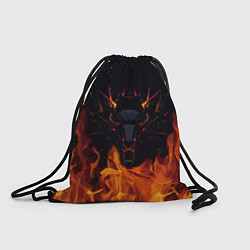 Рюкзак-мешок THE WITCHER ОГОНЬ, цвет: 3D-принт