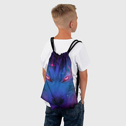 Рюкзак-мешок Космо Волк, цвет: 3D-принт — фото 2