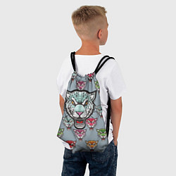 Рюкзак-мешок Леопард, цвет: 3D-принт — фото 2