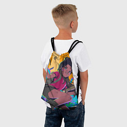 Рюкзак-мешок Sweet Pubg girl, цвет: 3D-принт — фото 2