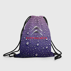Рюкзак-мешок Citroёn Storm Ситроен ливень, цвет: 3D-принт