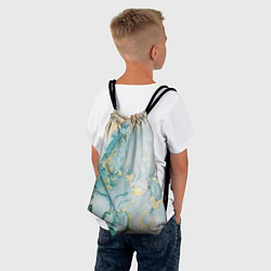 Рюкзак-мешок Абстрактный мрамор, цвет: 3D-принт — фото 2