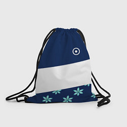 Рюкзак-мешок Стильная с цветами, цвет: 3D-принт