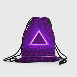 Рюкзак-мешок Фон в стиле ретро 80-х, цвет: 3D-принт