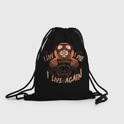 Рюкзак-мешок Безумный Кенни, цвет: 3D-принт