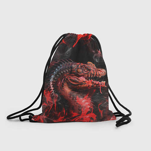 Мешок для обуви Опасный Динозавр Red Dino Z / 3D-принт – фото 1