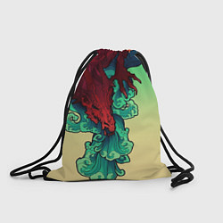 Рюкзак-мешок Дракон, цвет: 3D-принт