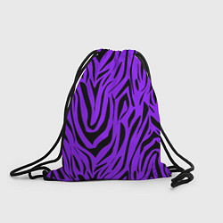 Рюкзак-мешок Абстрактный узор зебра, цвет: 3D-принт