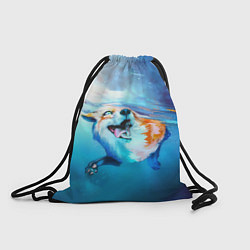 Рюкзак-мешок ПЛЫВУЩАЯ ЛИСИЧКА, цвет: 3D-принт