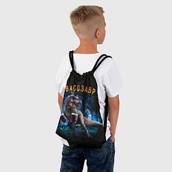 Рюкзак-мешок Квасозавр, цвет: 3D-принт — фото 2