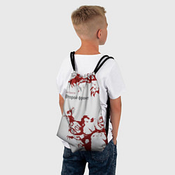 Рюкзак-мешок Агата Кристи Второй фронт, цвет: 3D-принт — фото 2