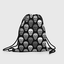 Рюкзак-мешок Черно-белый готический, цвет: 3D-принт