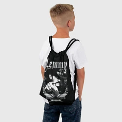 Рюкзак-мешок RIP Lemmy, цвет: 3D-принт — фото 2