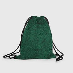 Рюкзак-мешок Изумрудный мех, цвет: 3D-принт