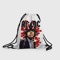 Рюкзак-мешок ACDC Ангус Янг, цвет: 3D-принт