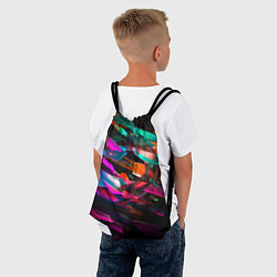 Рюкзак-мешок Стеклянный лед, цвет: 3D-принт — фото 2