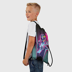 Рюкзак-мешок Неон Райдер, цвет: 3D-принт — фото 2