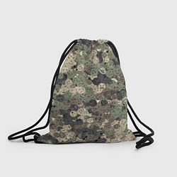 Рюкзак-мешок Эмодзи камуфляж, цвет: 3D-принт