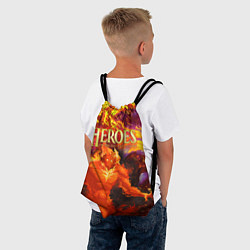 Рюкзак-мешок HoM Огненный, цвет: 3D-принт — фото 2