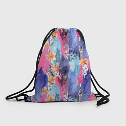 Рюкзак-мешок Путешественник, цвет: 3D-принт
