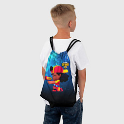 Рюкзак-мешок Brawl Stars перс Meg, цвет: 3D-принт — фото 2