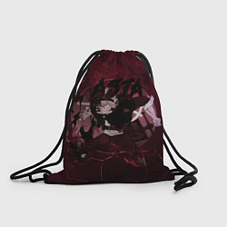 Рюкзак-мешок Аста Черный клевер Red style, цвет: 3D-принт