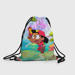 Рюкзак-мешок Meg Brawl Stars МЭГ, цвет: 3D-принт