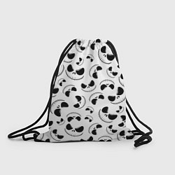 Рюкзак-мешок Джек Скеллингтон паттерн лицо, цвет: 3D-принт