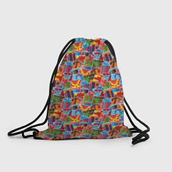 Рюкзак-мешок Подарки на Праздник, цвет: 3D-принт