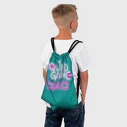 Рюкзак-мешок Squid game a, цвет: 3D-принт — фото 2