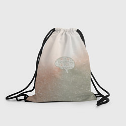 Рюкзак-мешок Мозг на фоне АПВ 7 1 22, цвет: 3D-принт