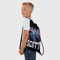 Рюкзак-мешок Travis Scott RAP, цвет: 3D-принт — фото 2
