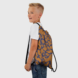 Рюкзак-мешок Морская гуашь, цвет: 3D-принт — фото 2