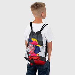 Рюкзак-мешок Meg фанатский арт BrawlStars, цвет: 3D-принт — фото 2