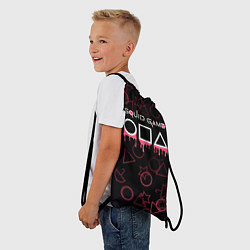 Рюкзак-мешок Squid Game Pattern, цвет: 3D-принт — фото 2