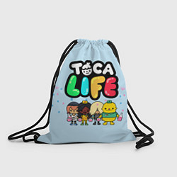 Рюкзак-мешок Toca Life: Logo, цвет: 3D-принт