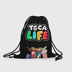 Рюкзак-мешок Toca Life: Friends, цвет: 3D-принт