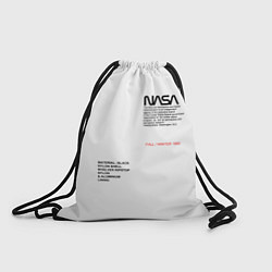 Рюкзак-мешок NASA БЕЛАЯ ФОРМА, цвет: 3D-принт