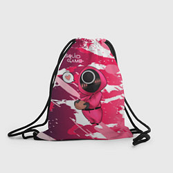Рюкзак-мешок Девушка Игра в кальмара, цвет: 3D-принт