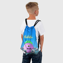 Рюкзак-мешок Монстр буДАбу, цвет: 3D-принт — фото 2