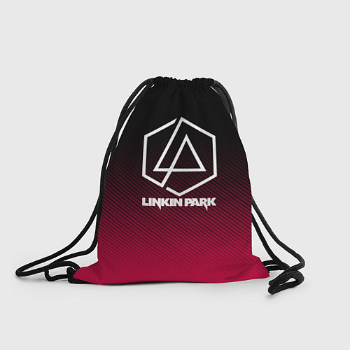 Мешок для обуви LINKIN PARK LOGO CARBON / 3D-принт – фото 1