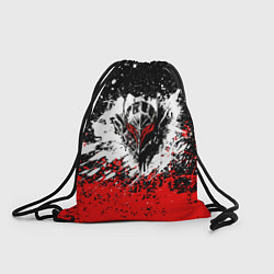 Рюкзак-мешок Берсерк: Брызги красок, цвет: 3D-принт