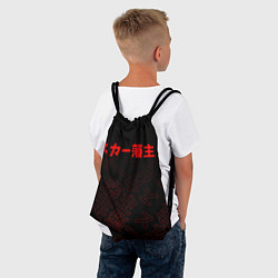 Рюкзак-мешок SCARLXRD RED JAPAN STYLE, цвет: 3D-принт — фото 2
