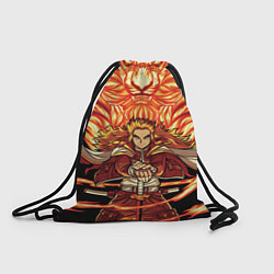 Рюкзак-мешок Пламенный столб Ренгоку Кенджуро, цвет: 3D-принт